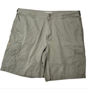 Columbia Brownsmead II Mens 38 Cargo Shorts Gray 9” Outdoor Hiking Fishing sz 40